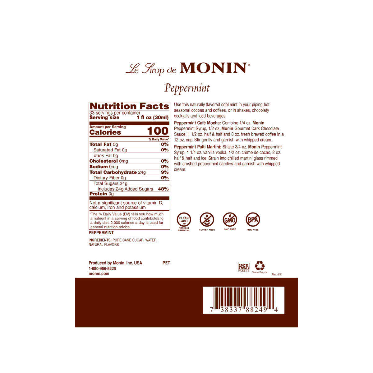 MoninPeppermint1LLabel-TheKitchenBarista