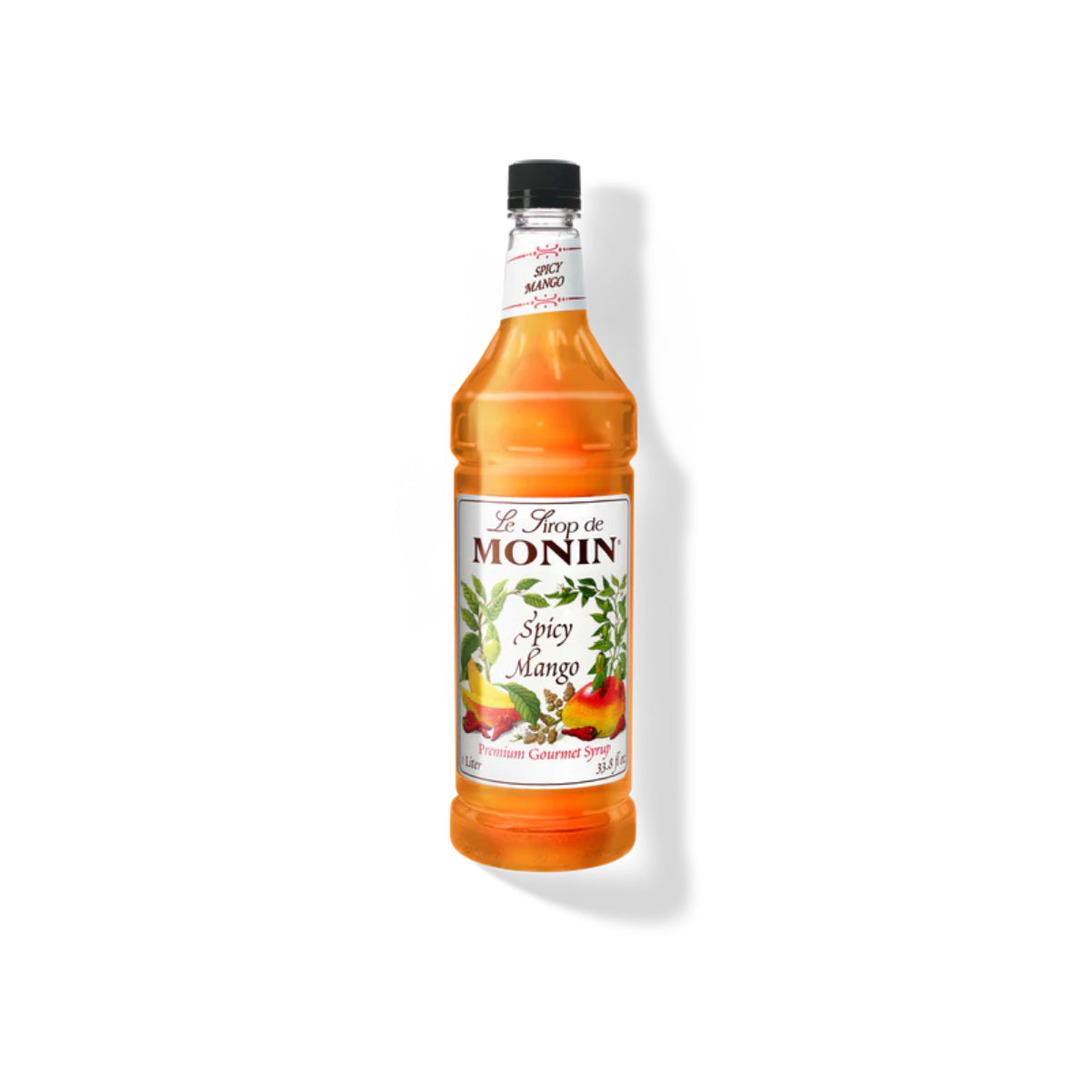 Monin Spicy Mango Syrup 1L Plastic Bottle