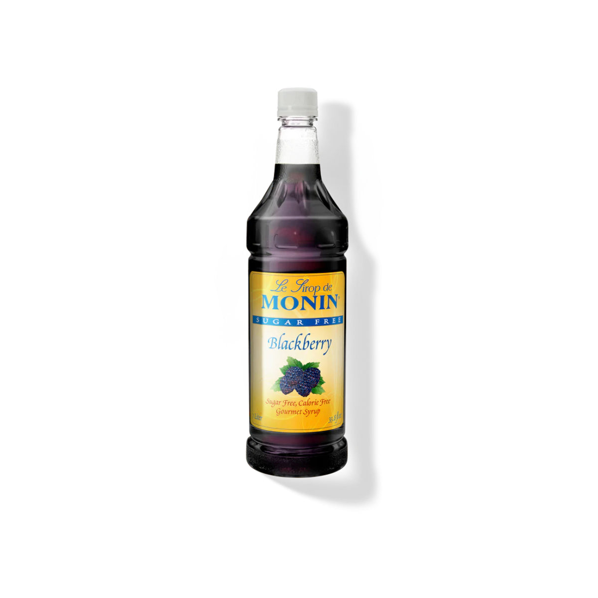 Monin Sugar Free Blackberry Syrup 1L Plastic Bottle