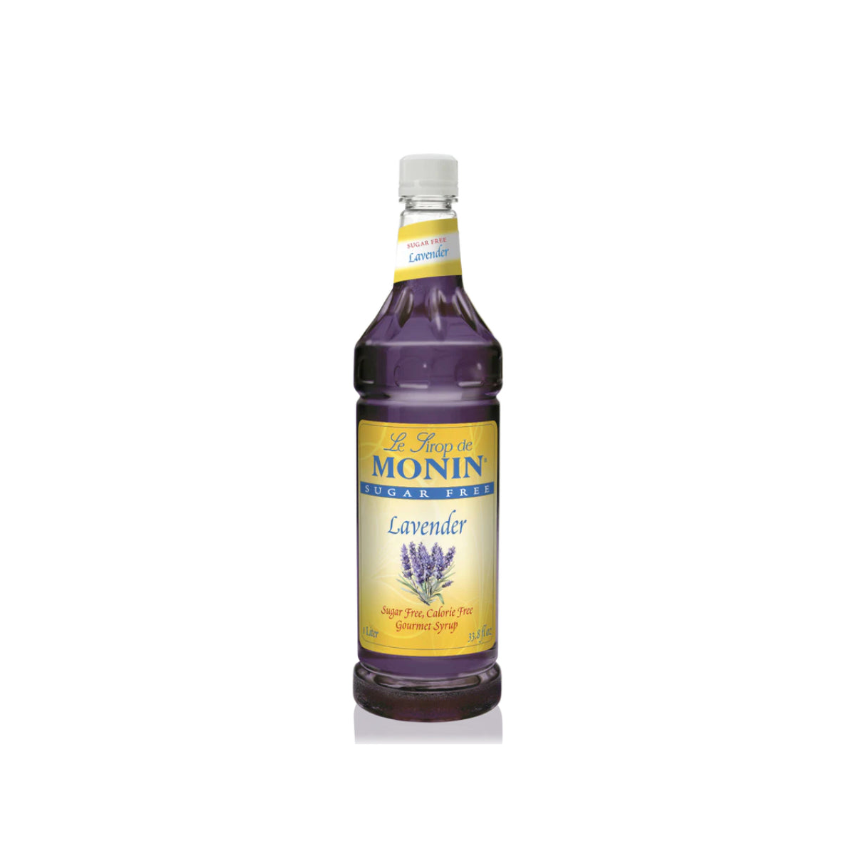 Monin Sugar Free Lavender Syrup 1L Plastic Bottle