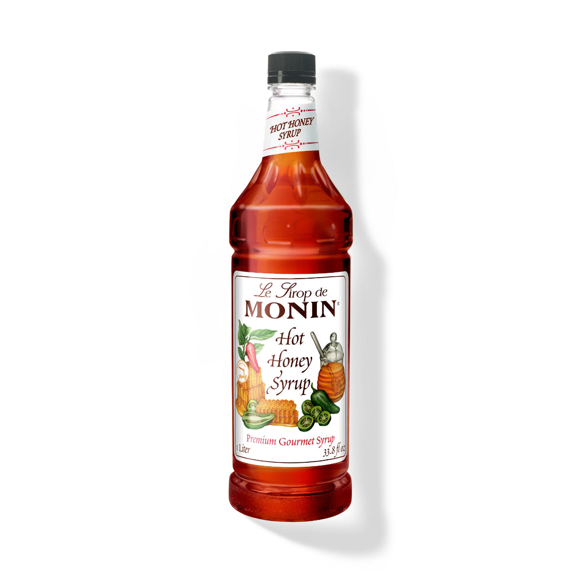 Monin Hot Honey Syrup 1L Plastic Bottle