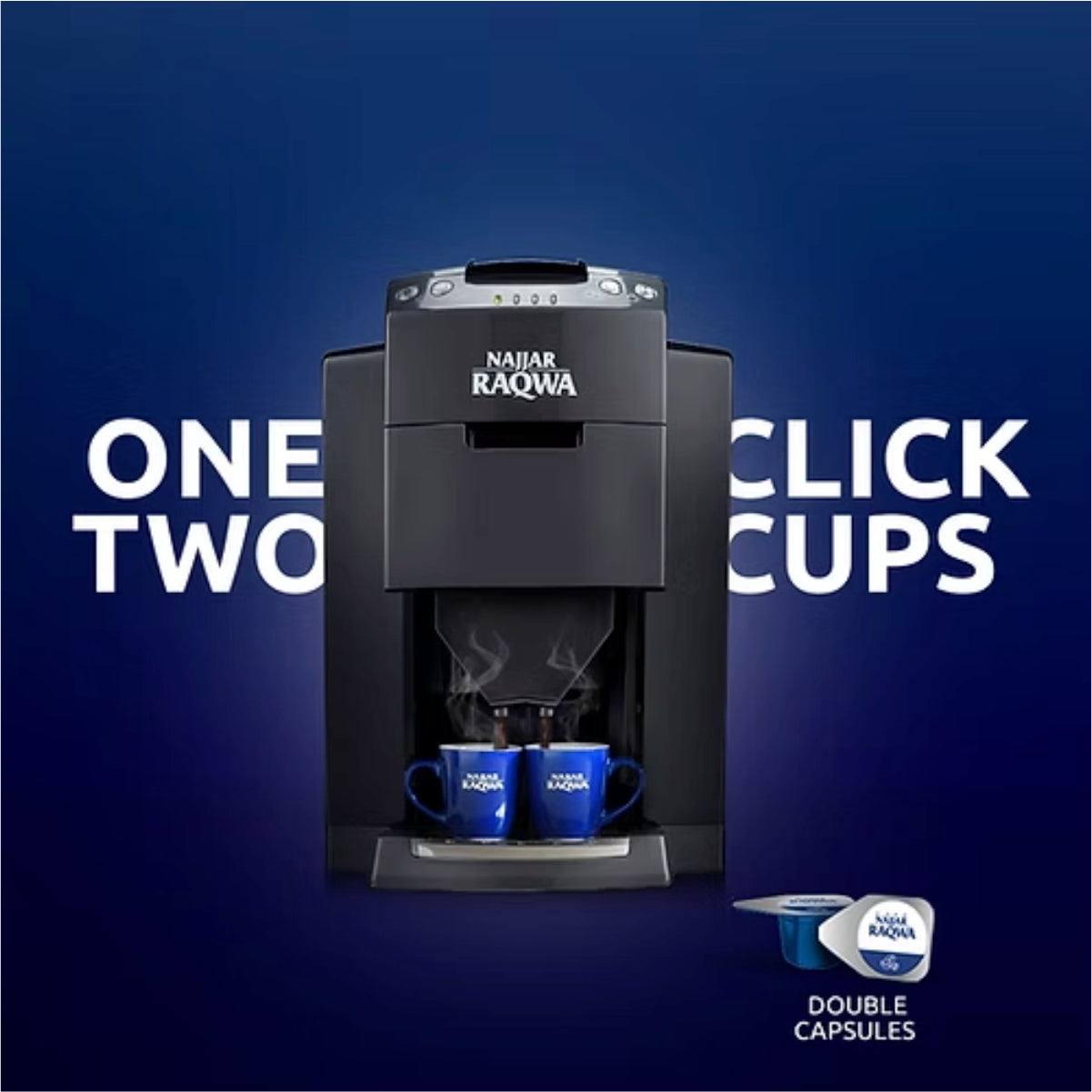 Najjar Raqwa Single & Double Serving Automatic Coffee Machine