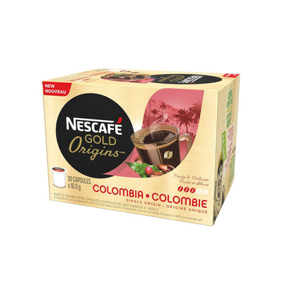 Nescafe Gold Colombia Single-Serve Coffee Pods (30X10.5 GR)