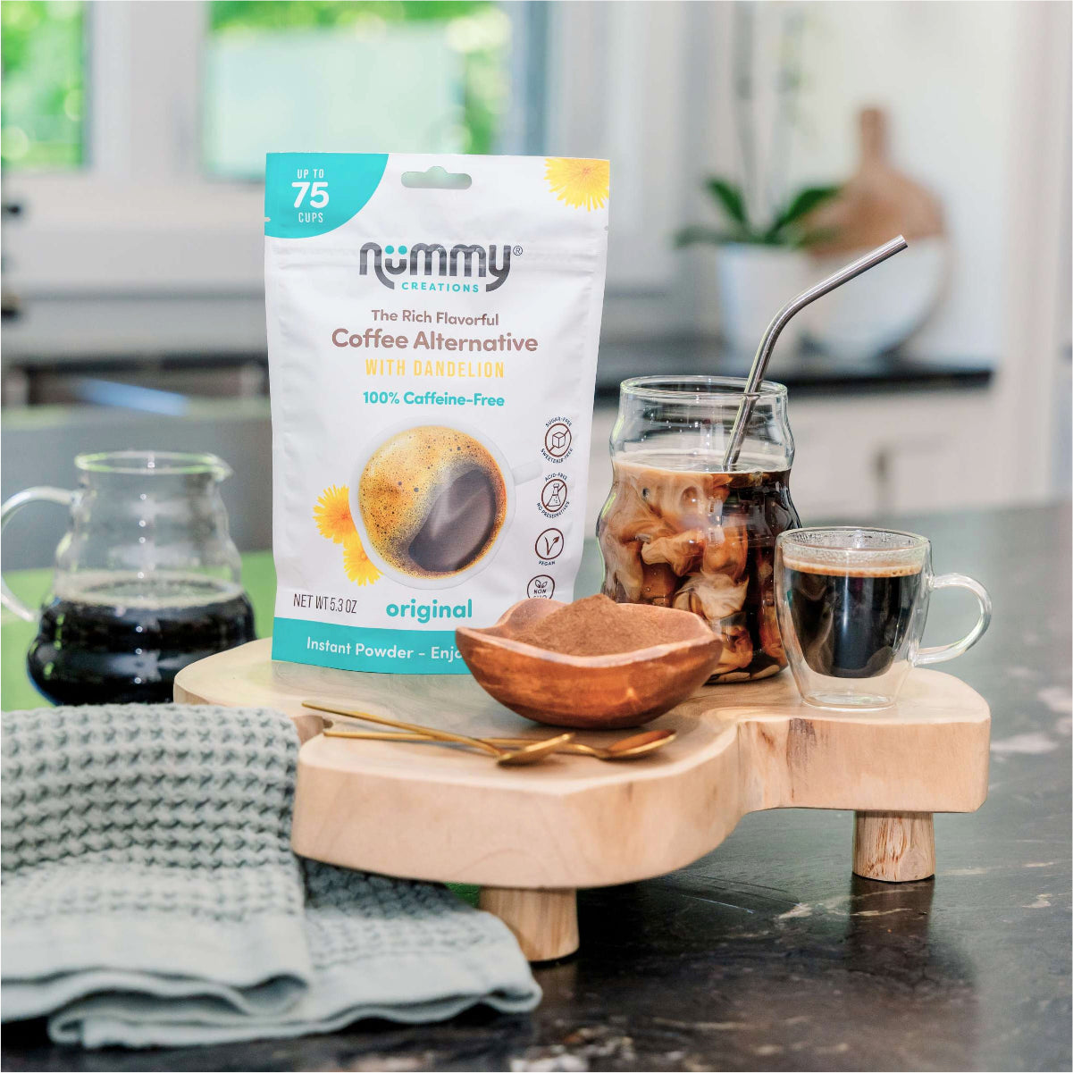 Nummy Original Rich & Bold Caffeine-Free Coffee Alternative (150g)