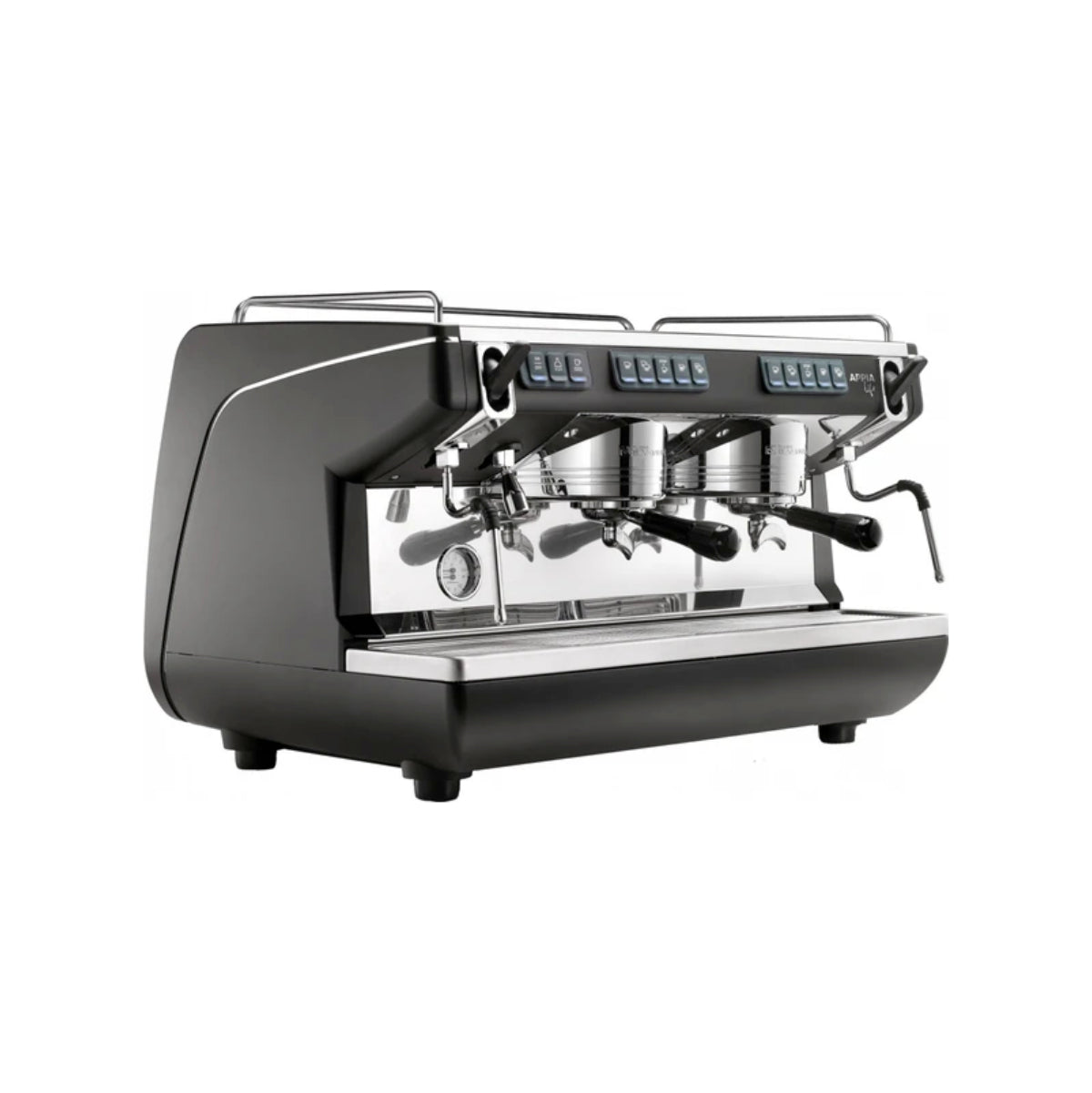 Nuova Simonelli Appia Life - 2 Group - Volumetric Commercial Espresso Machine (Black)