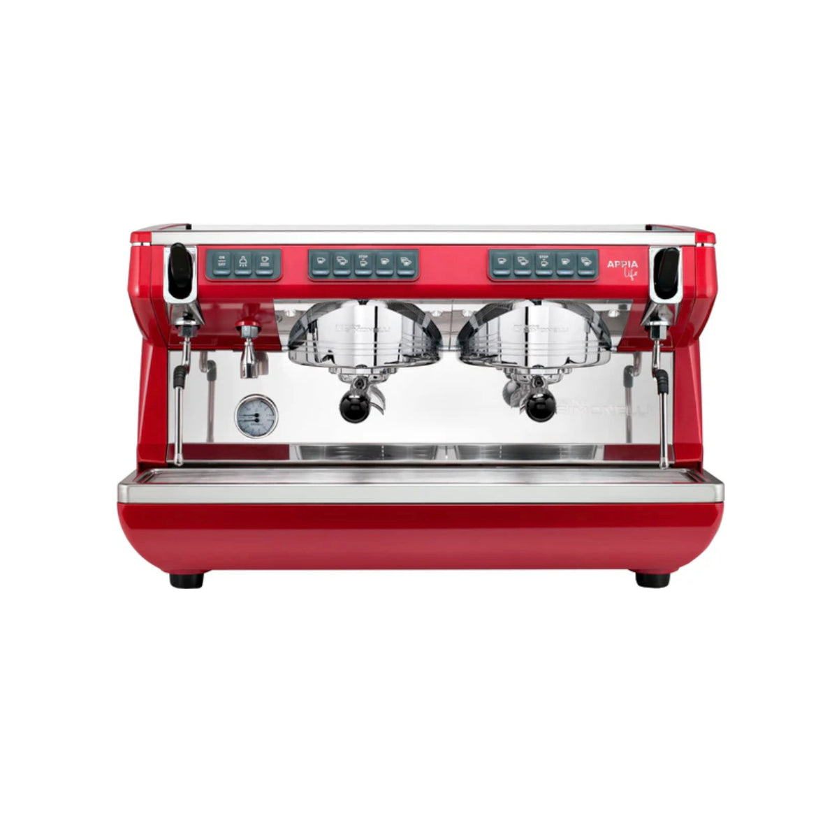 Nuova Simonelli Appia Life - 2 Group - Volumetric Commercial Espresso Machine (Red)