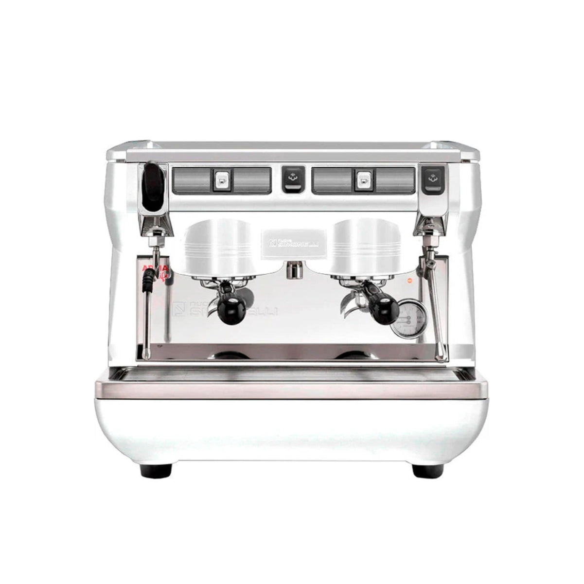 Nuova Simonelli Appia Life - 2 Group - Compact Volumetric Commercial Espresso Machine (White)