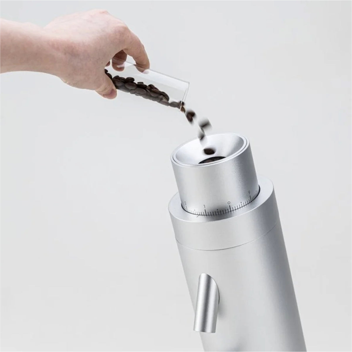 Option-O Lagom P64 Coffee Grinder (Silver)