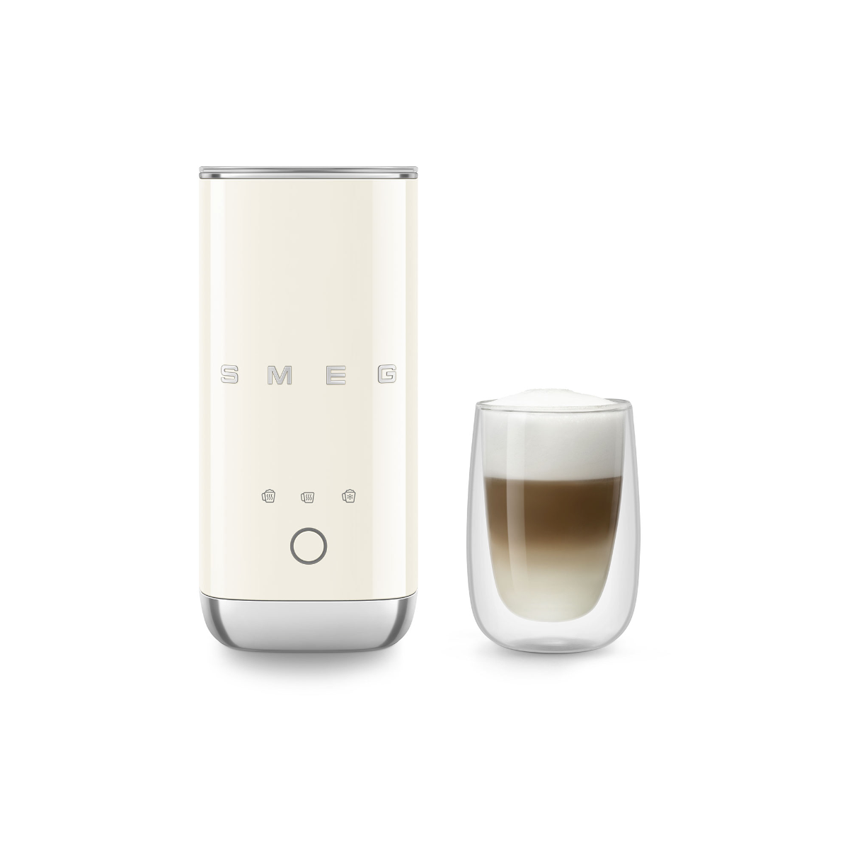 Smeg Portable Milk Frother MFF02CRUS (Cream)