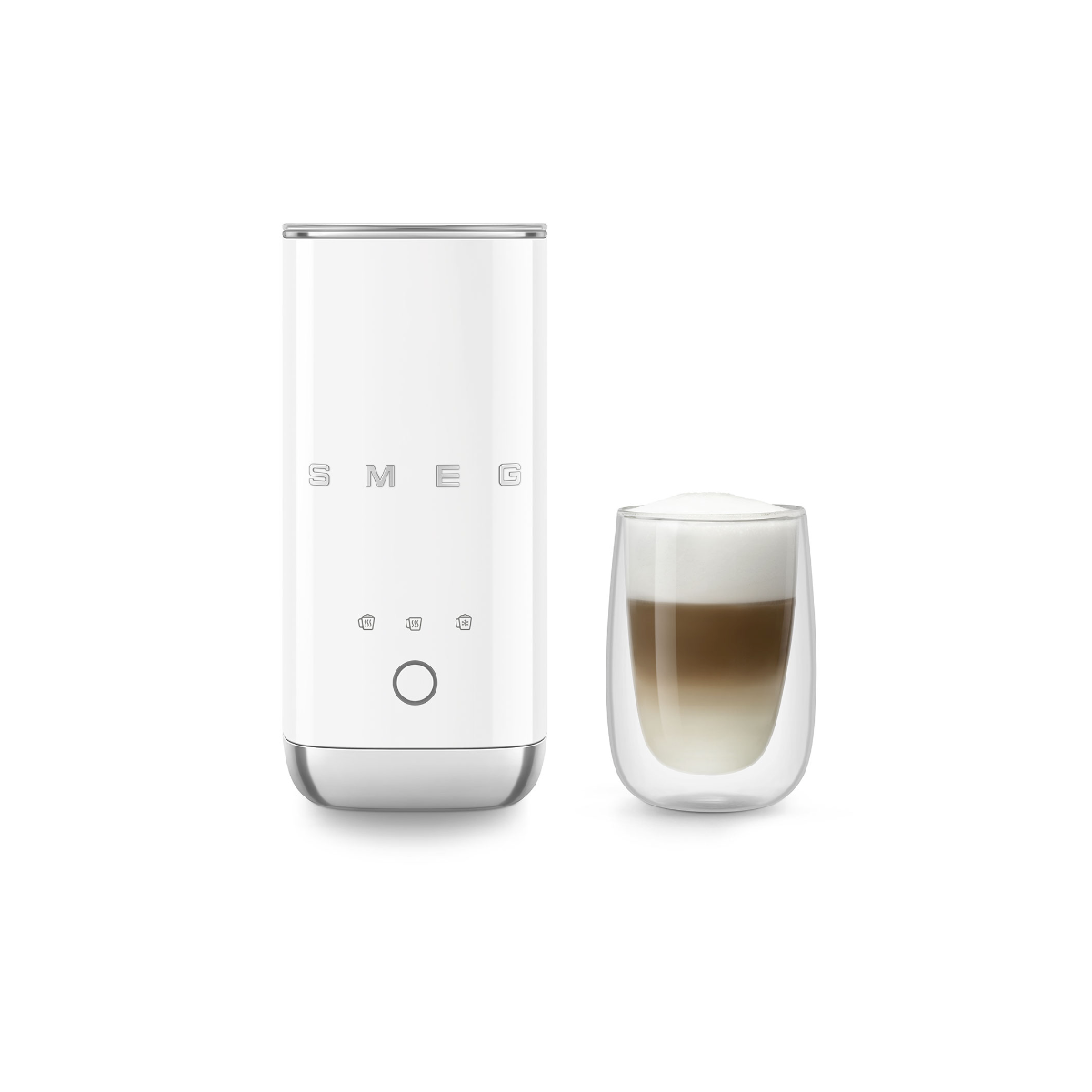 Smeg Portable Milk Frother MFF02WHUS (White)