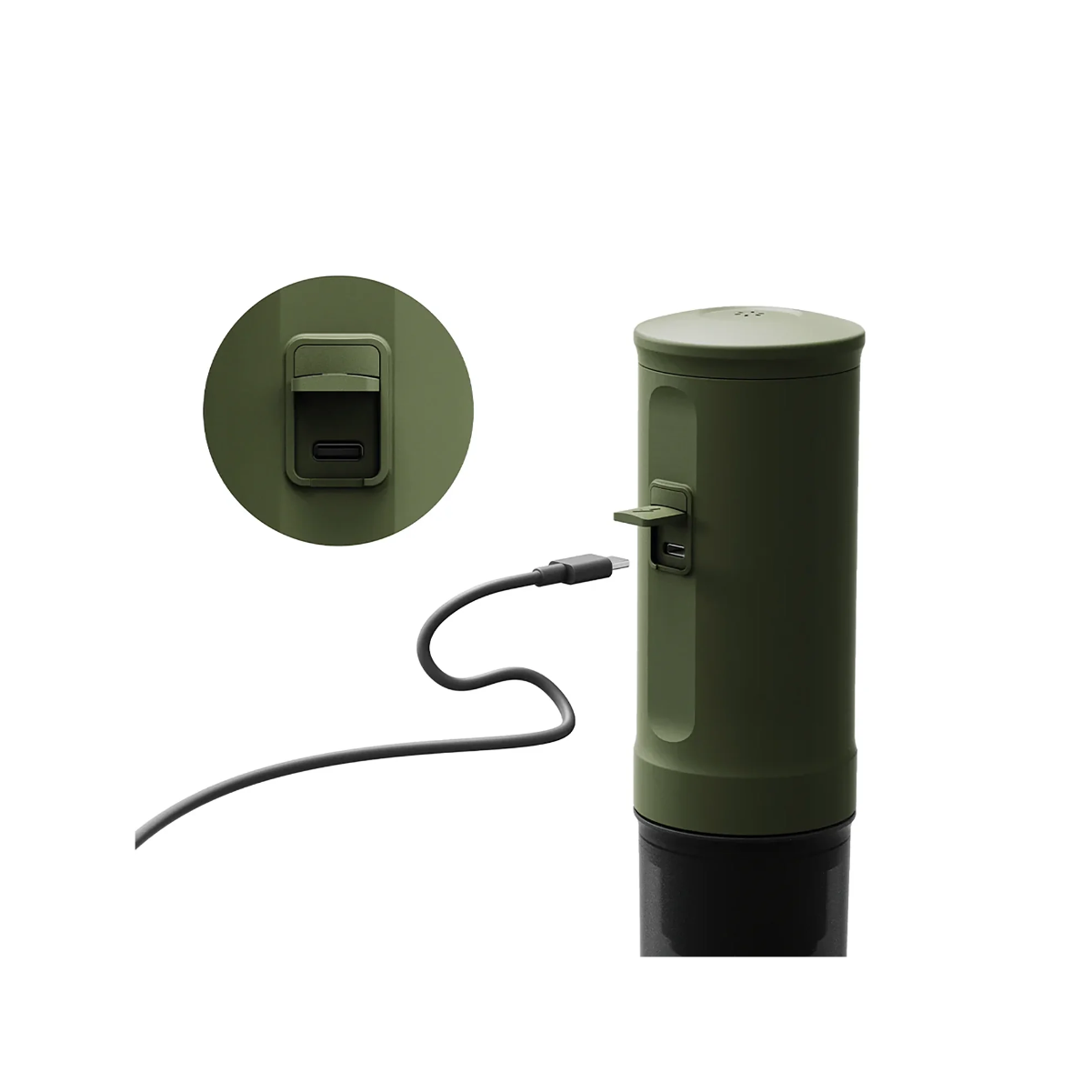 Outin Nano Portable Electric Espresso Machine (Forest Green)