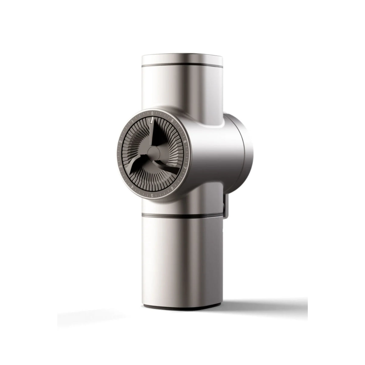 Pietro Manual Flat Burr Coffee Grinder Pure Silver (Open Box -54258)