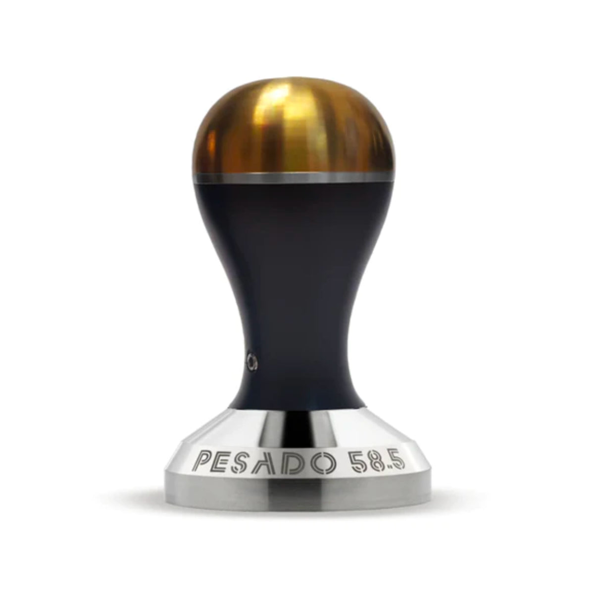 Pesado Tamper 58.5mm (Black/Gold)