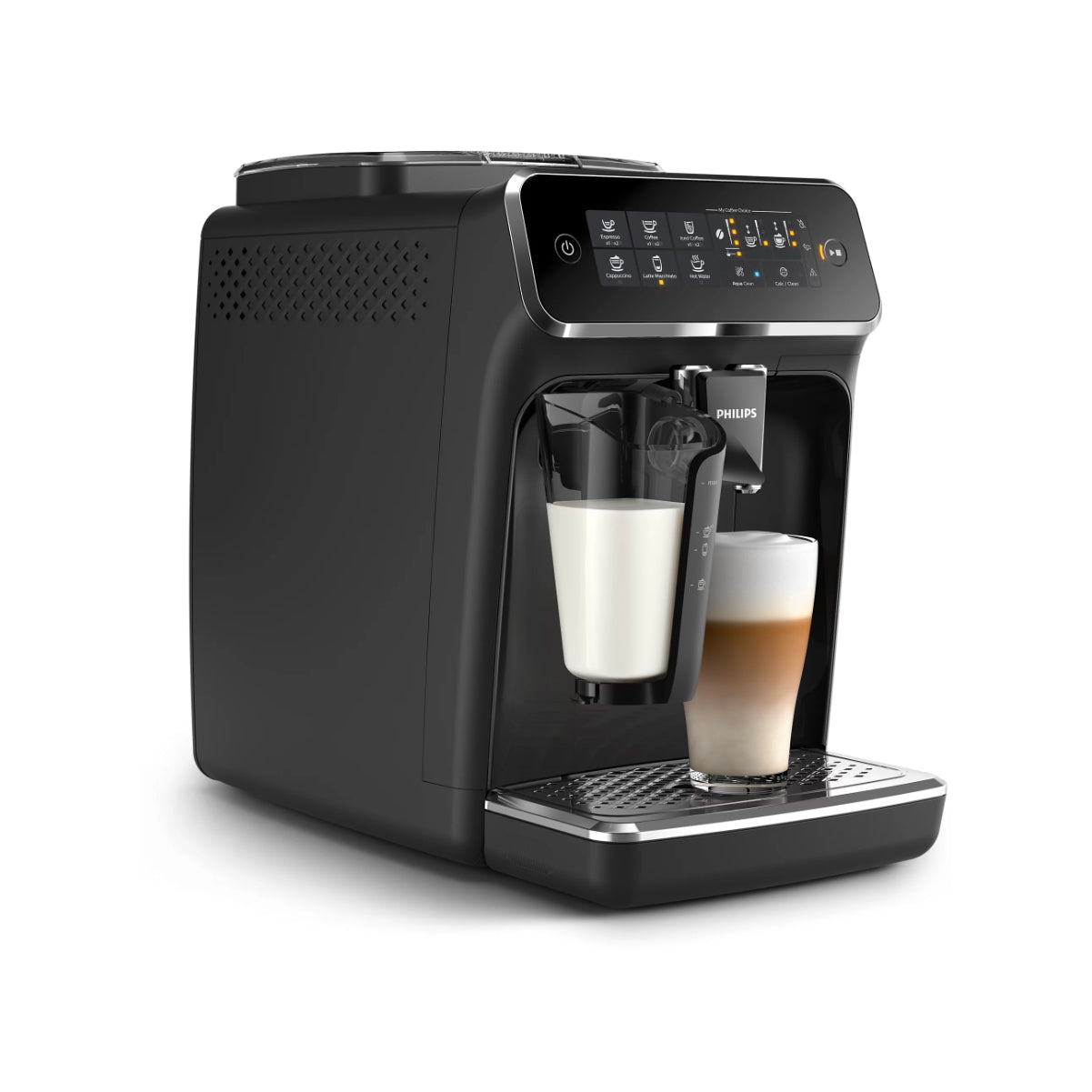 Philips 3200 LatteGo Automatic Espresso, Iced Coffee, & Latte Machine EP3241/74