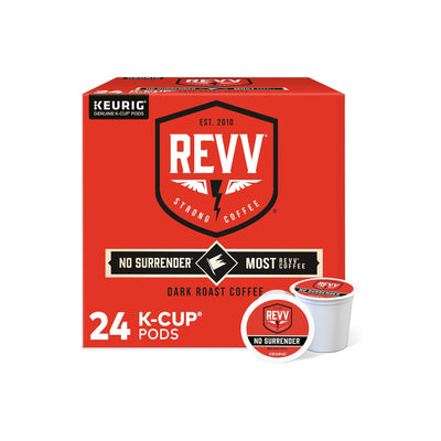 Revv No Surrender Single-Serve Coffee K-cup Pods (Pack of 24)