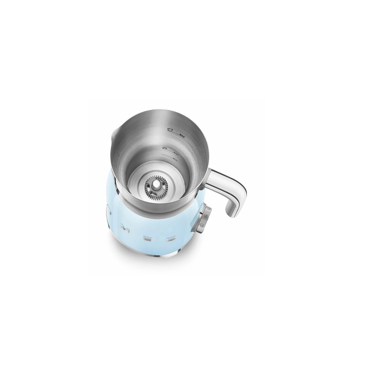 Smeg Electric Milk Frother MFF11PBUS (Pastel Blue)