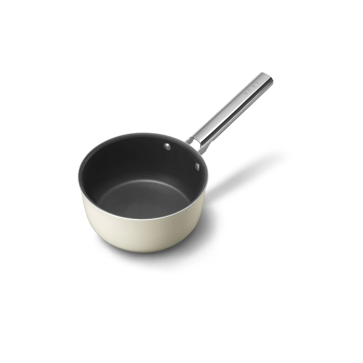 Smeg 20cm Non-Stick Saucepan CKFS2011CRM (Cream)