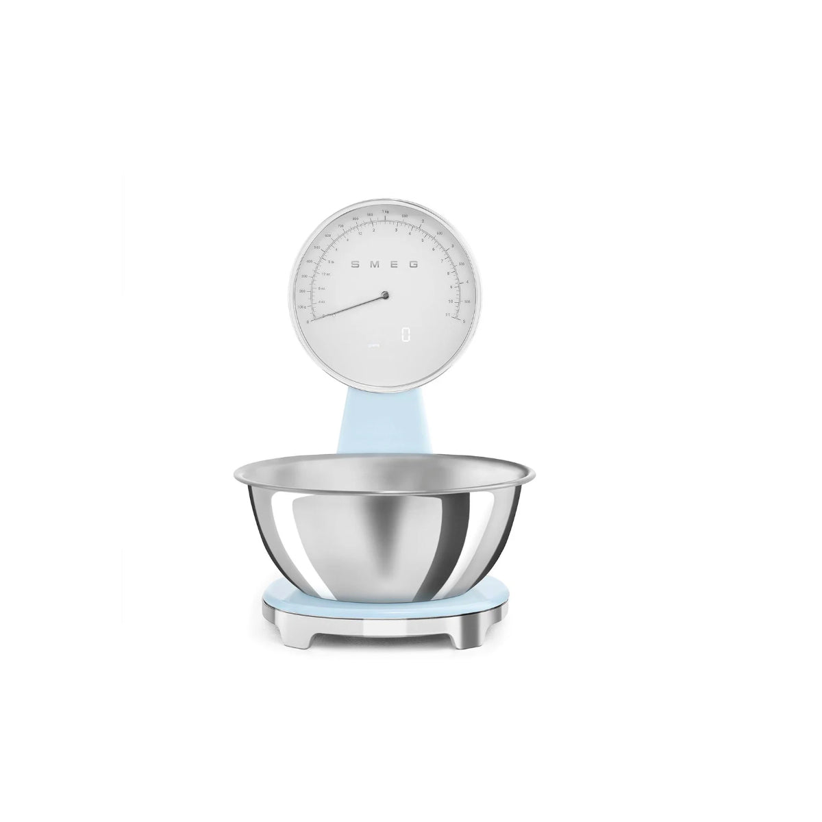 Smeg Analog and digital Kitchen Scale KSF01PBWW (Pastel Blue)