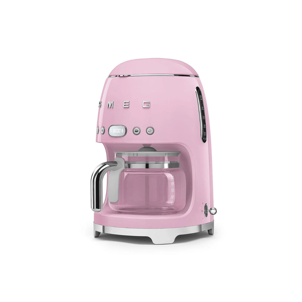 Smeg 50s Retro-Style Drip Coffee Machine DCF02PKUS (Pink)