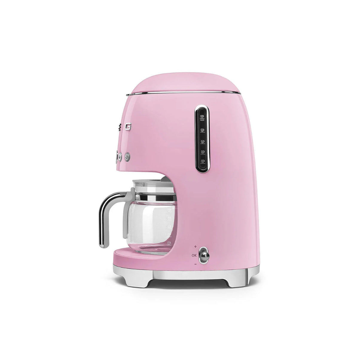 Smeg 50s Retro-Style Drip Coffee Machine DCF02PKUS (Pink)