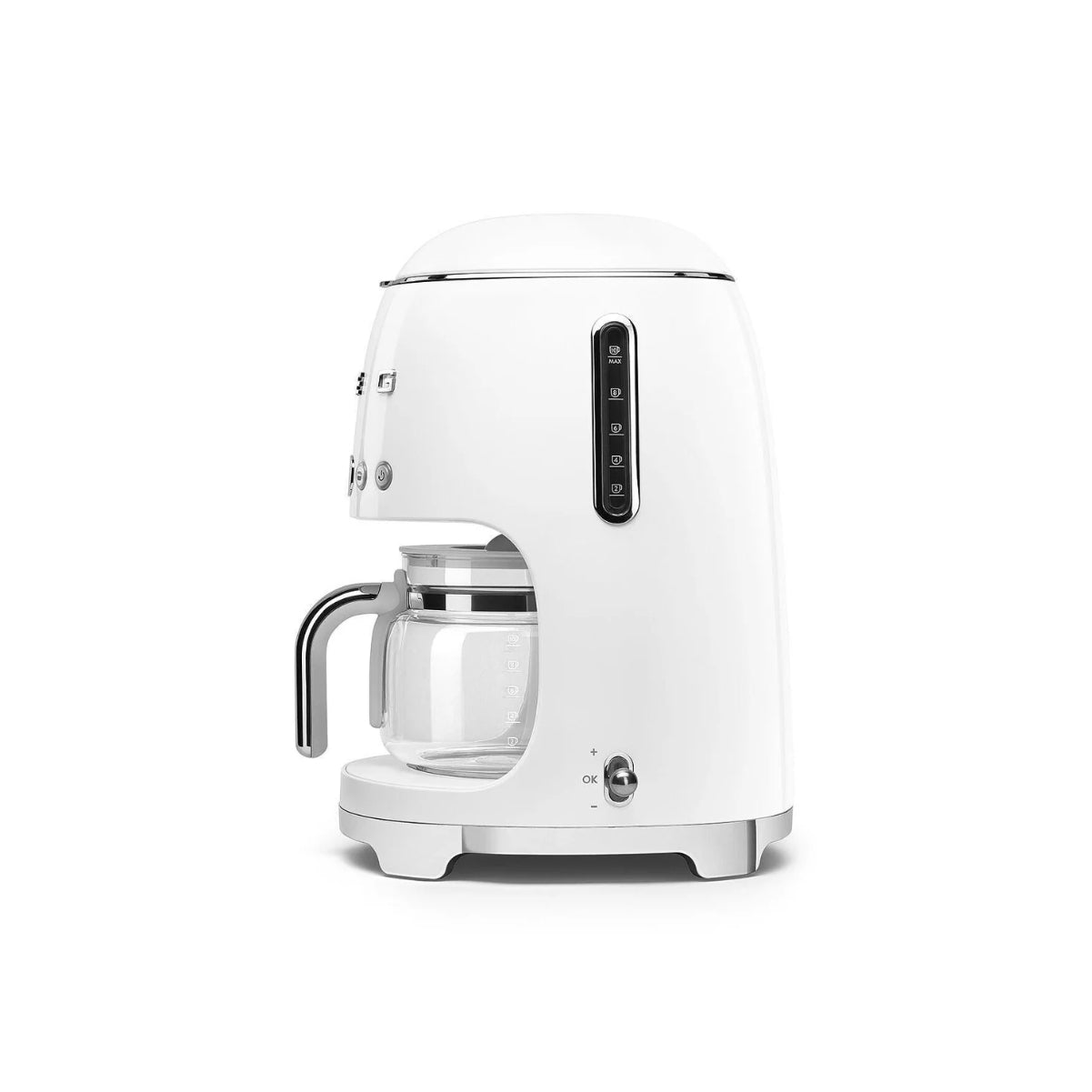 Smeg 50s Retro-Style Drip Coffee Machine DCF02WHUS (White)