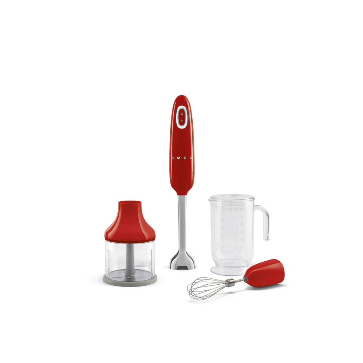 Smeg Retro-Style Hand Blender HBF03RDUS (Red)