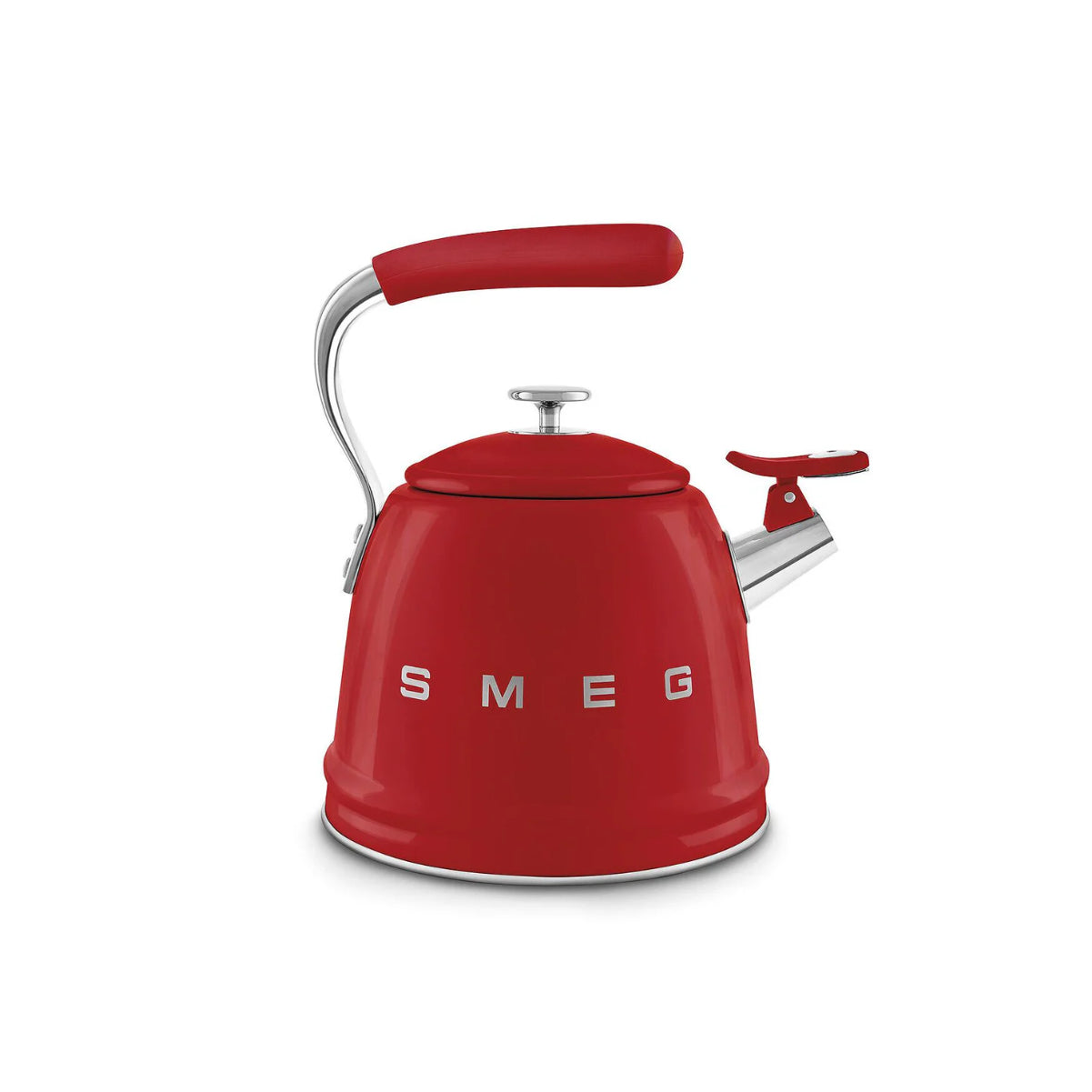 Smeg Retro-Style 2.3L Stove Top Whistling Kettle CKLW2001RD (Red)