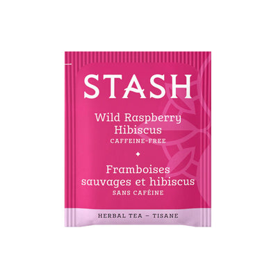 Stash Wild Raspberry Hibiscus Herbal Tea Bags (20 Counts)