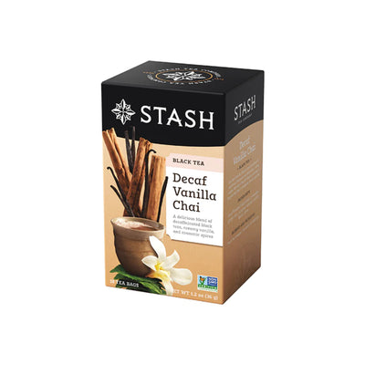 Stash Decaf Vanilla Chai Black Tea Bags (18 Counts)