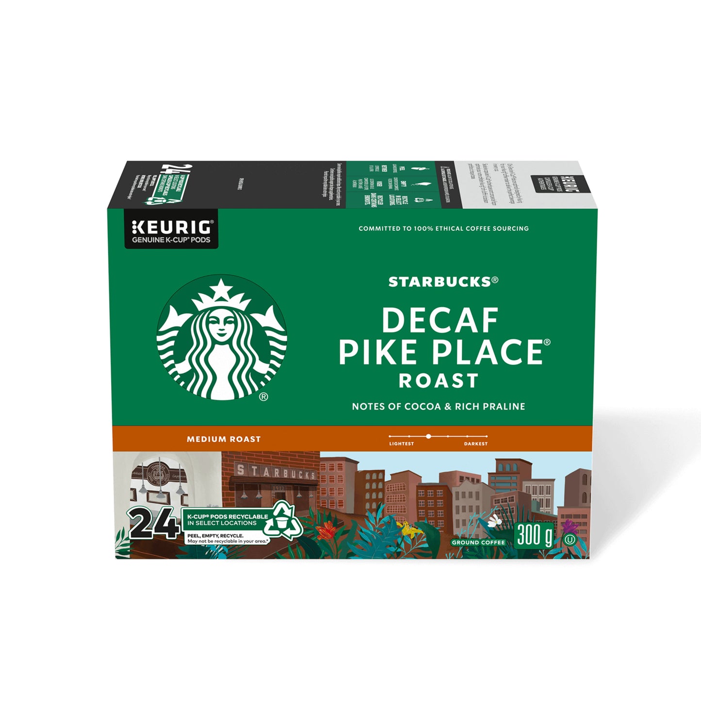 Starbucks Decaf Pike Place Roast Single-Serve Pods