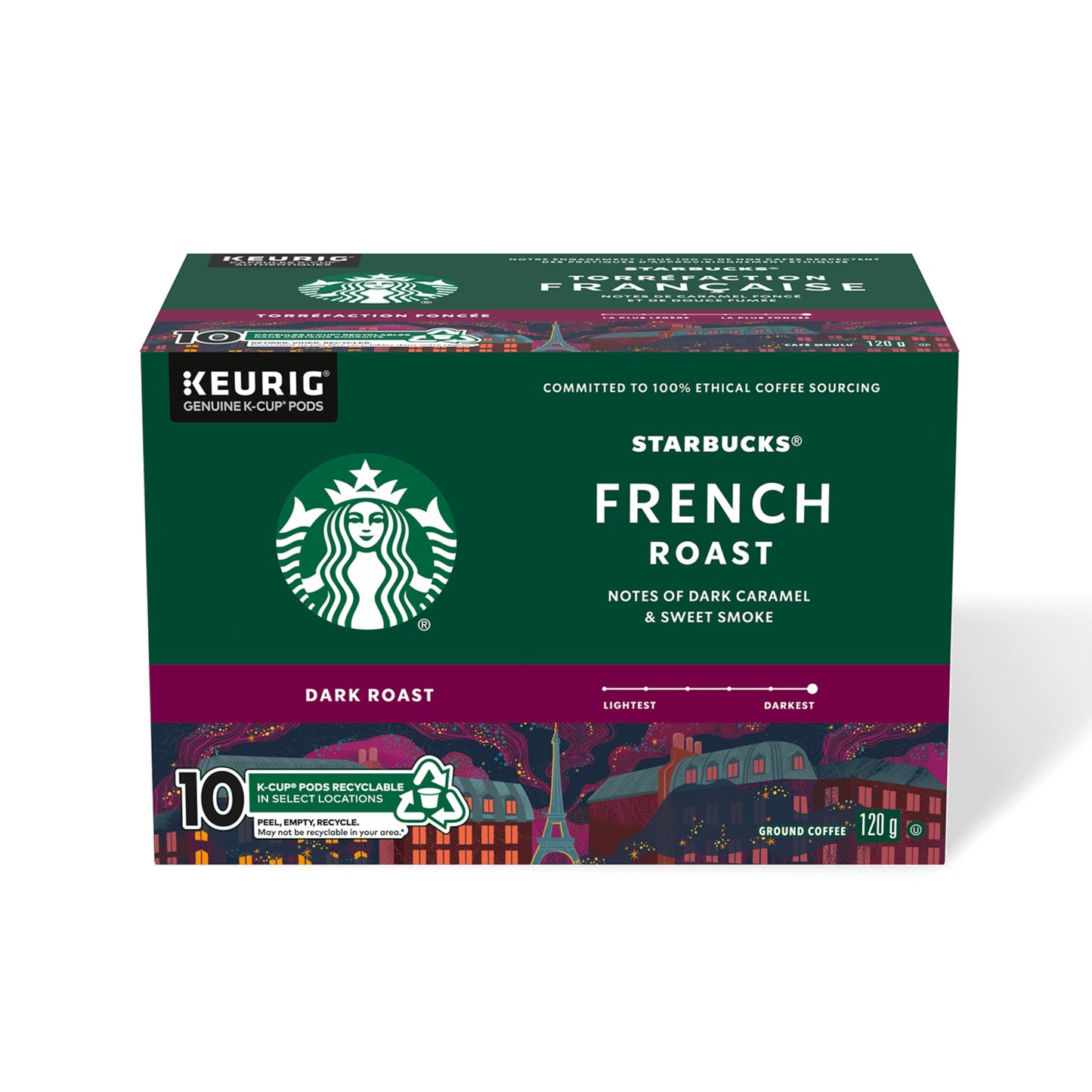 Starbucks French Roast Single-Serve Pods (Best before July 27th, 2025)
