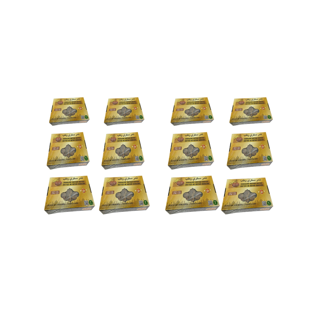 Sukkari Rotab Dates - Premium Quality (Pack Of 6)