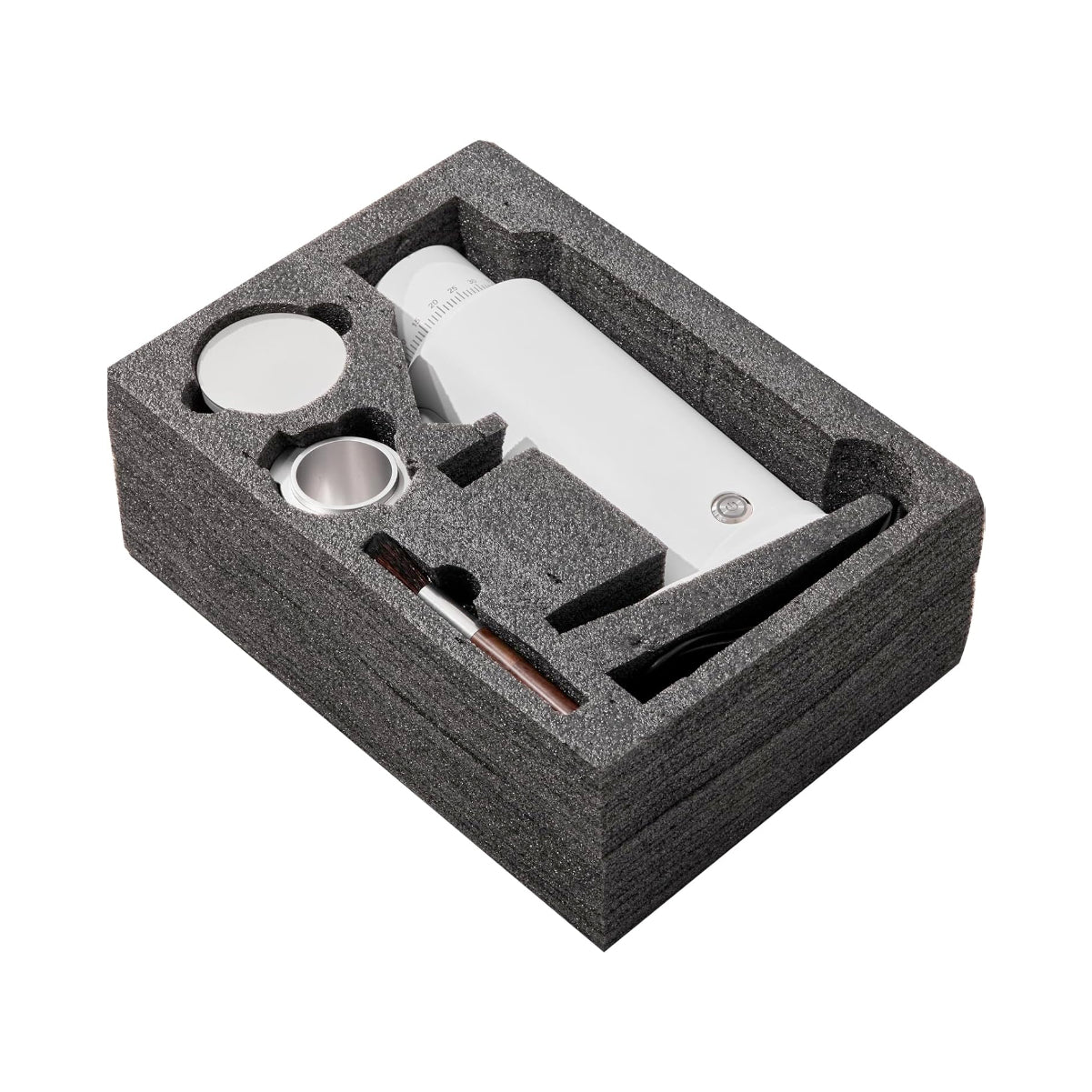 T64 Single Dose Coffee Grinder With Flat Burrs (White)