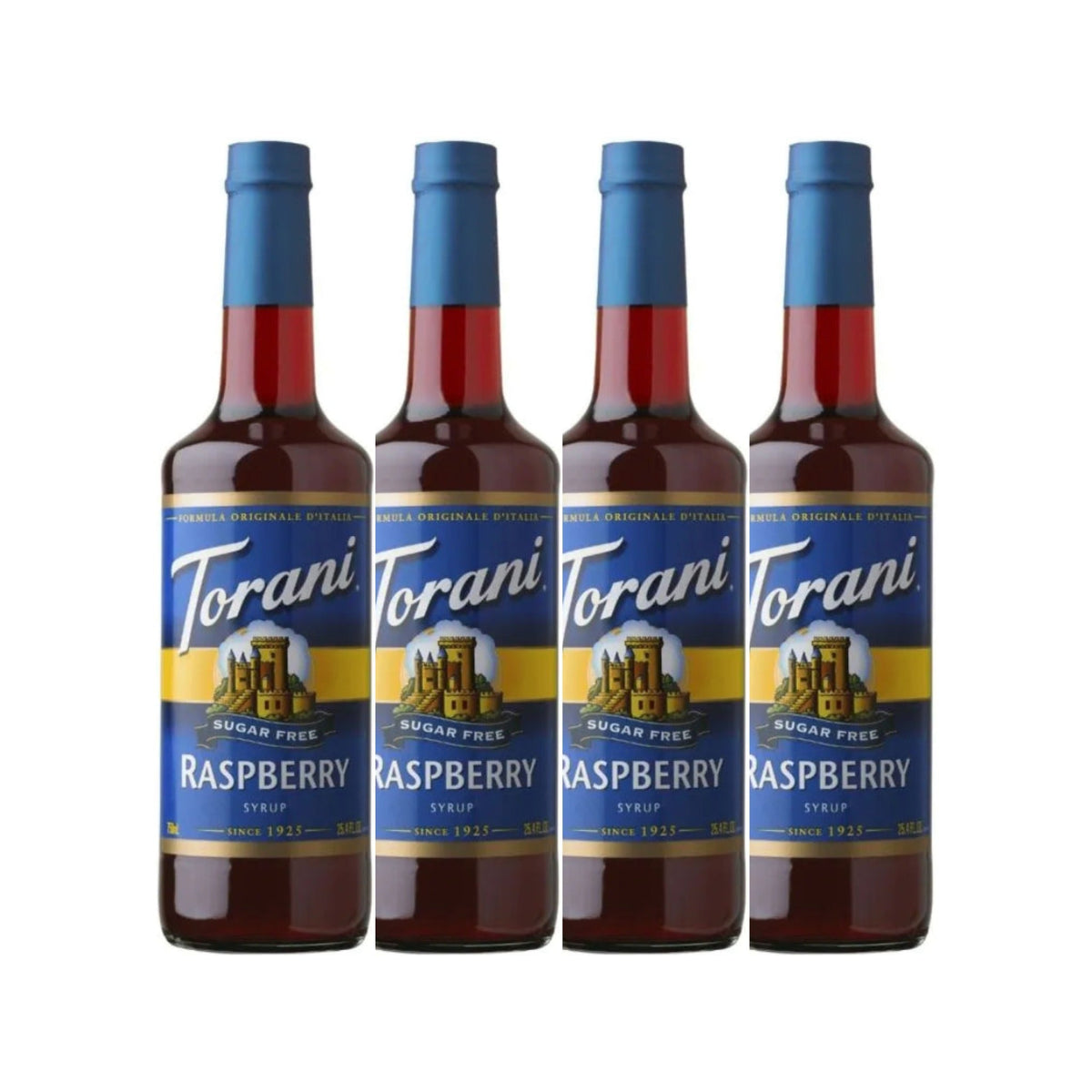 Torani Sugar Free Raspberry Syrup (750ml x 4 Bottles) 1 - The Kitchen Barista