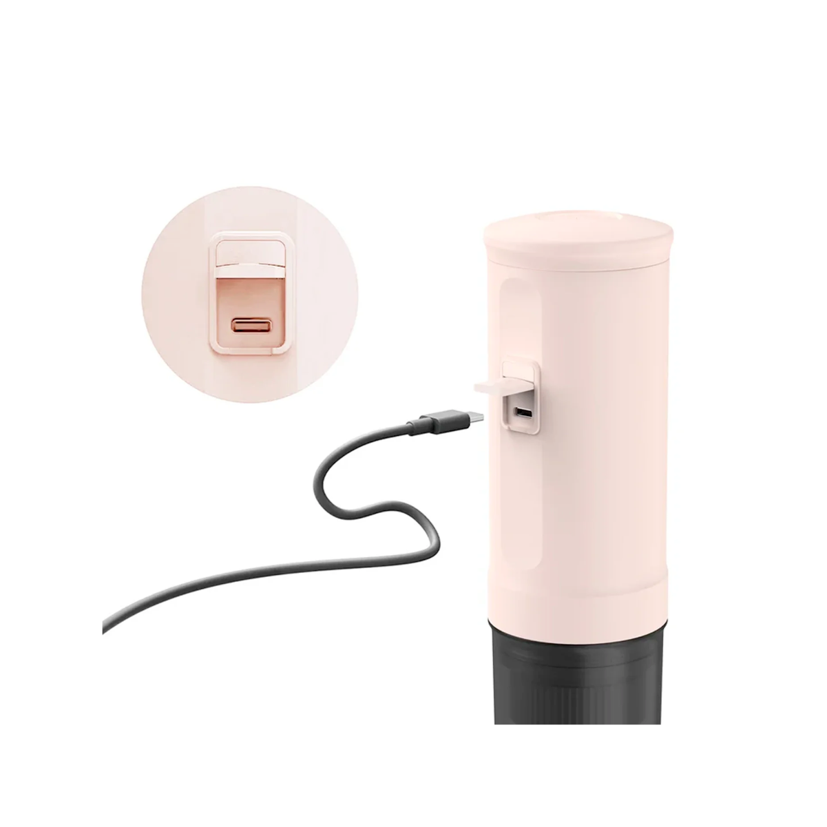 Outin Nano Portable Electric Espresso Machine (Rose Quartz)