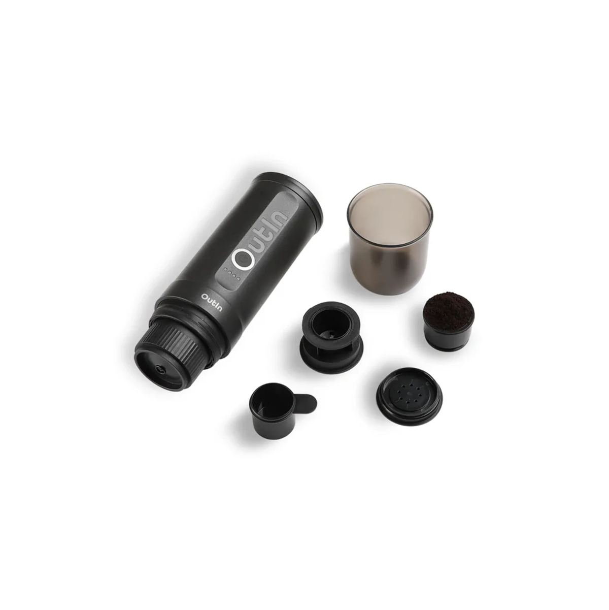 Outin Nano Portable Electric Espresso Travel Kit (Space Grey)
