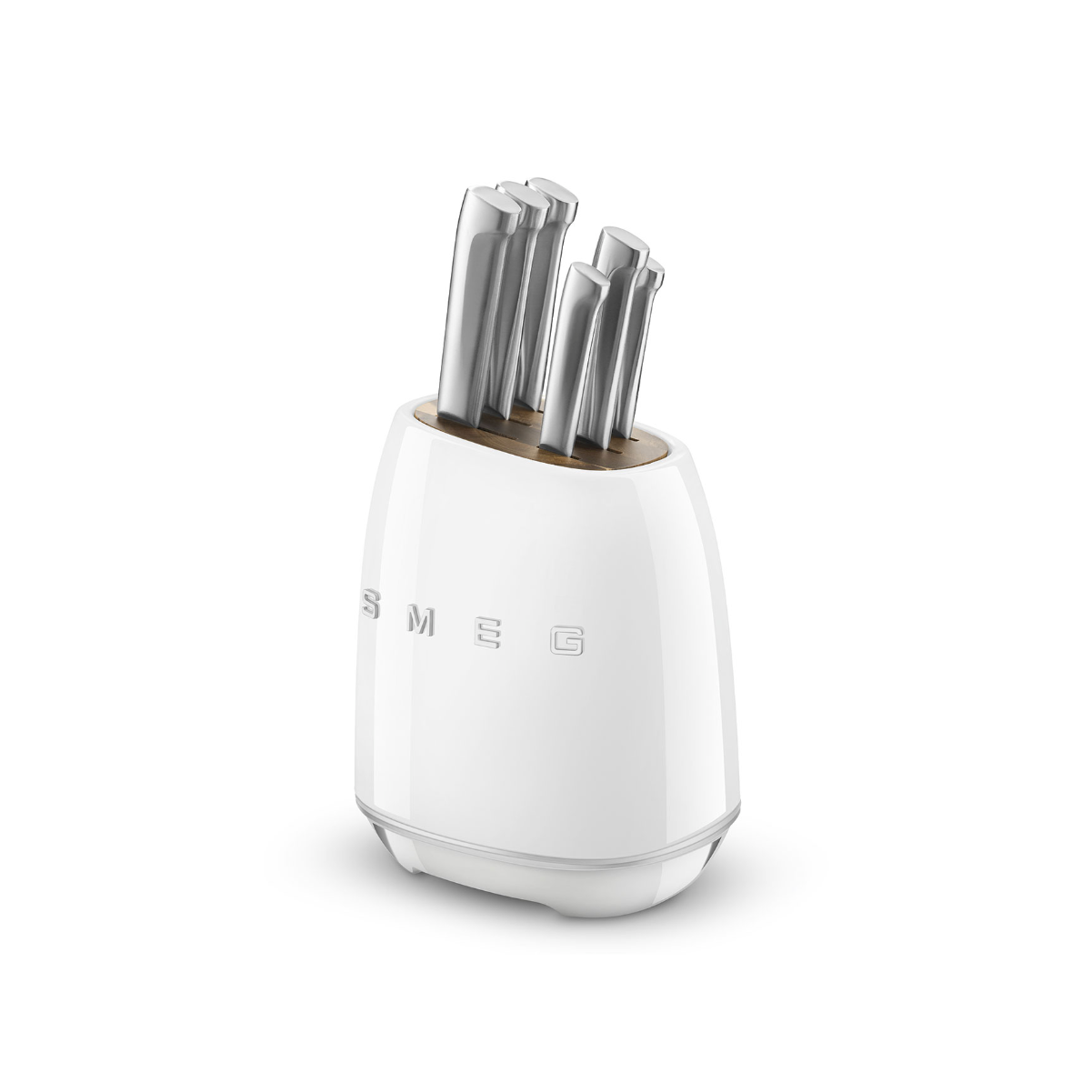 Bloc de couteaux Smeg 7 pièces KBSF02WH (Blanc)