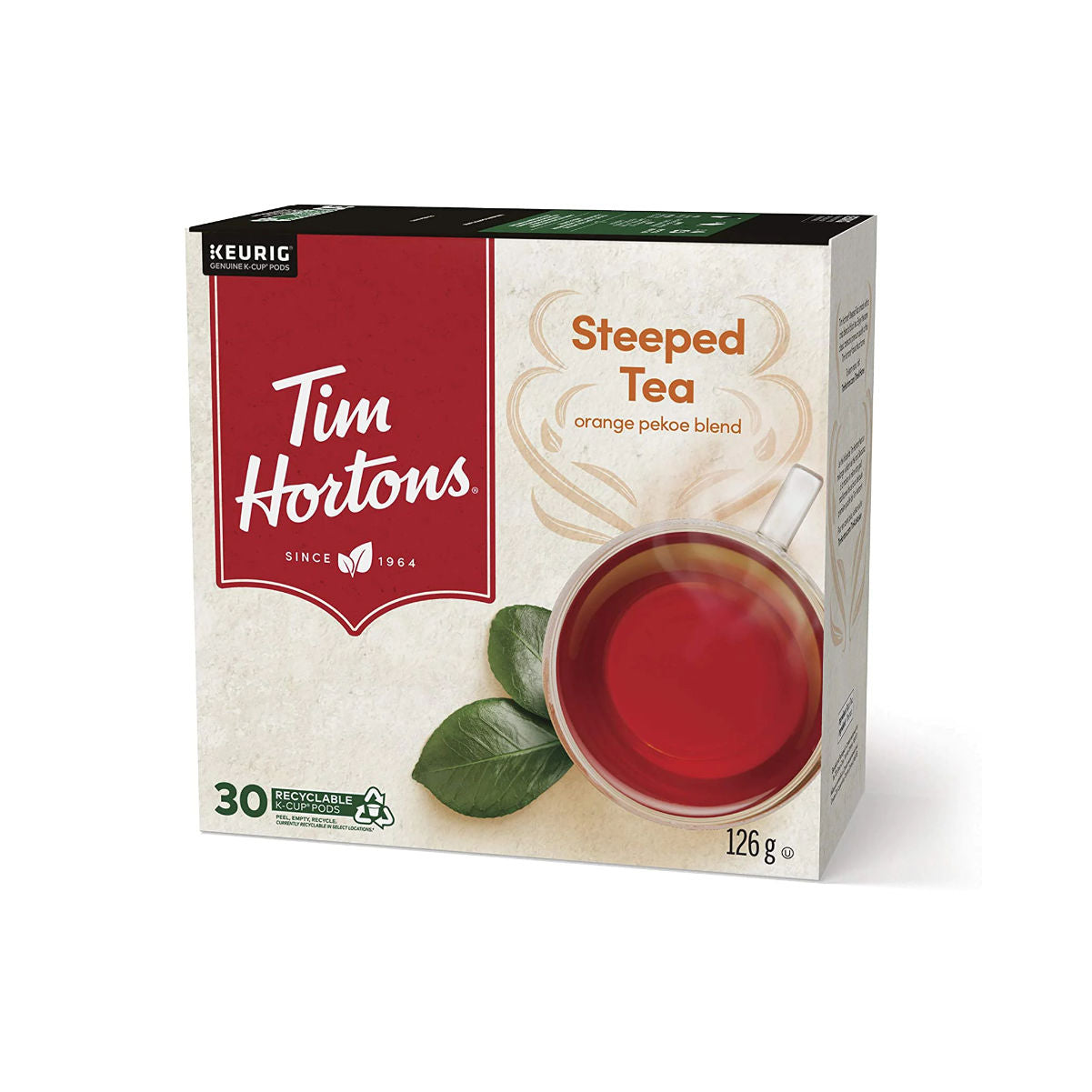 Tim Hortons Steeped Tea Orange Pekoe Keurig® K-Cup® Pods (Pack Of 30)