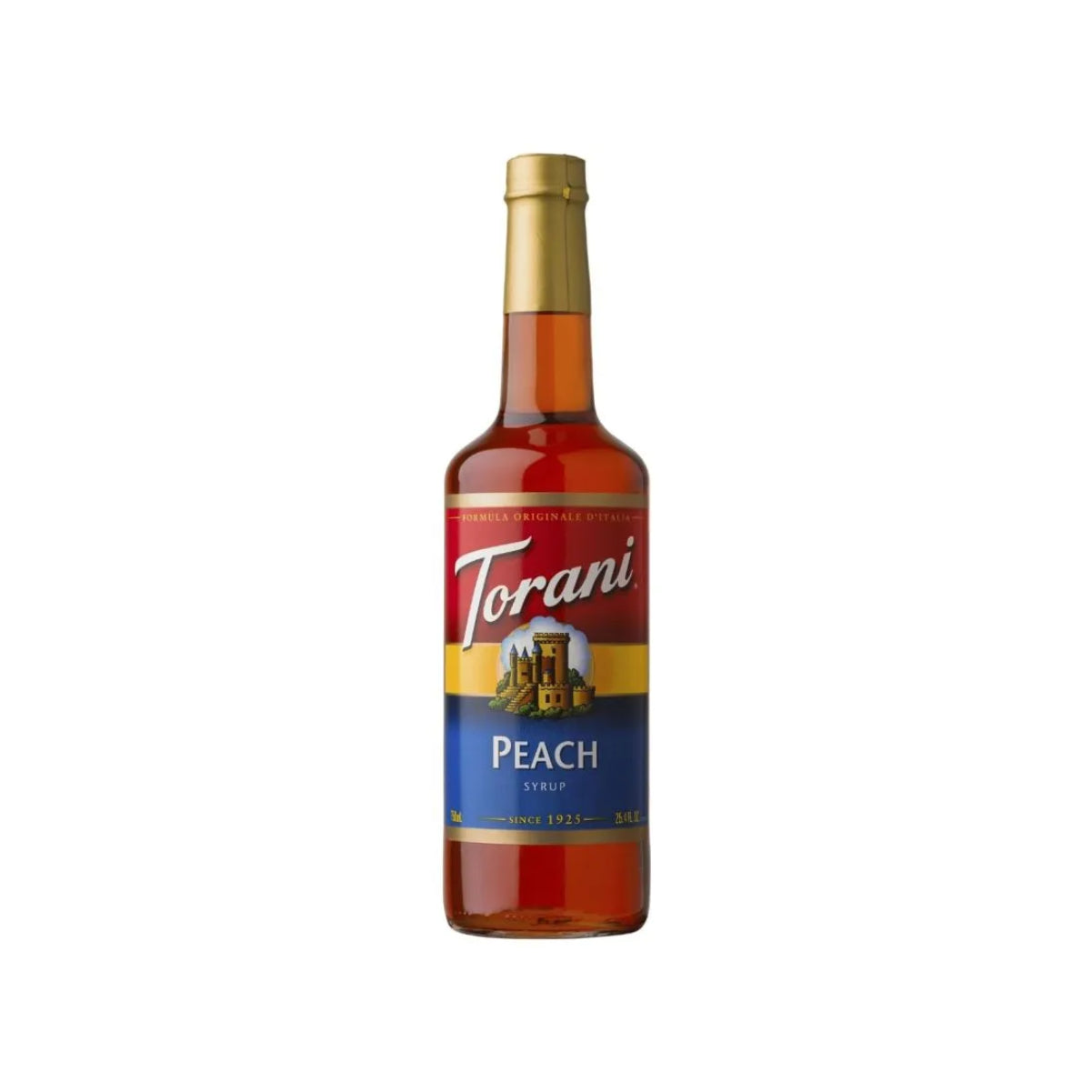 Torani Peach Syrup (750ml x 12 Bottles)