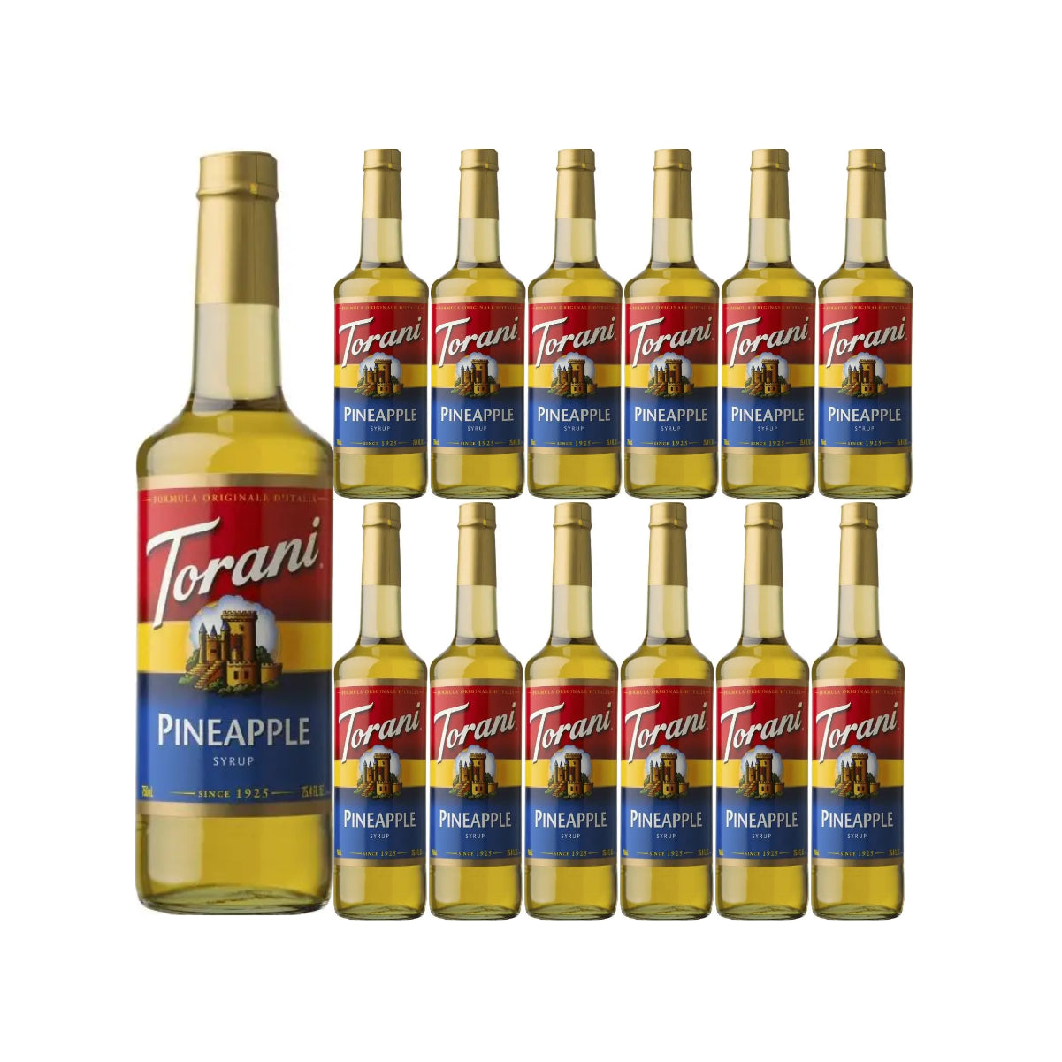 Torani Pineapple Syrup (750ml x 12 Bottles)
