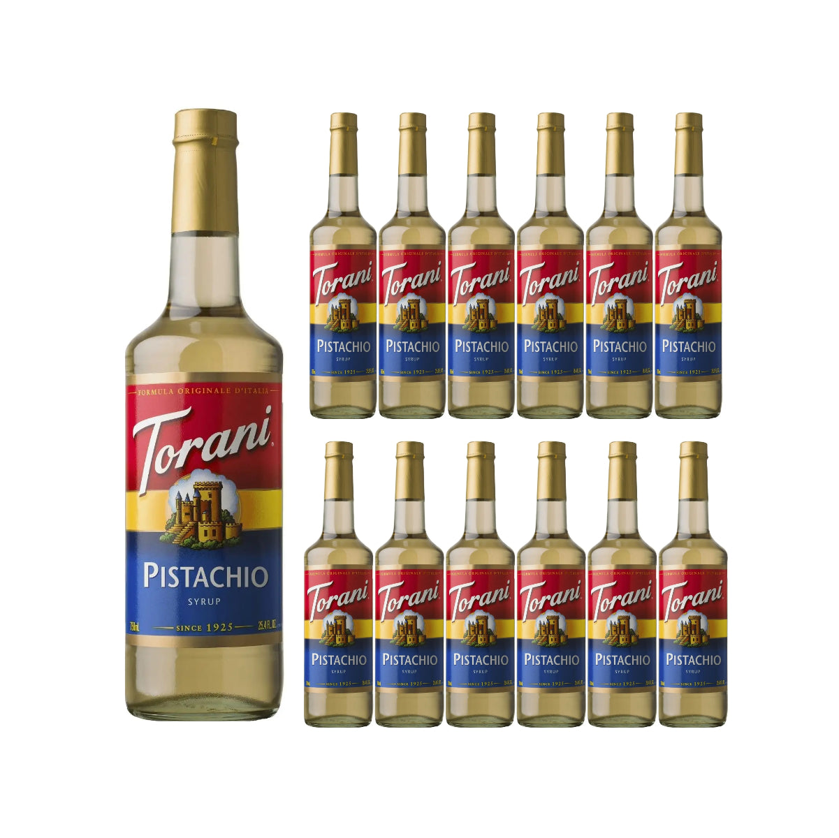 Torani Pistachio Syrup (750ml x 12 Bottles)