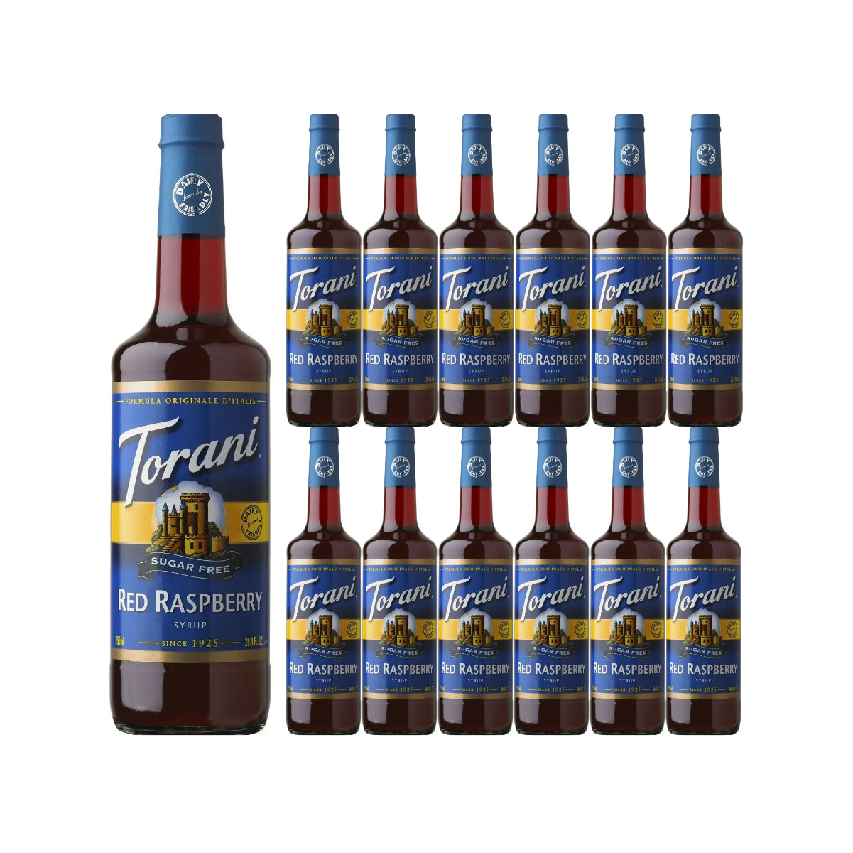 Torani Red Raspberry Syrup (750ml x 12 Bottles)