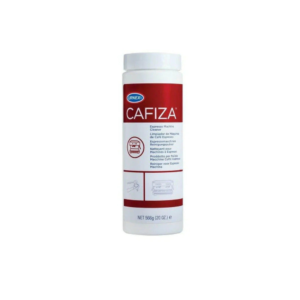 Urnex Cafiza Espresso Machine Cleaning Powder (566g/12oz)