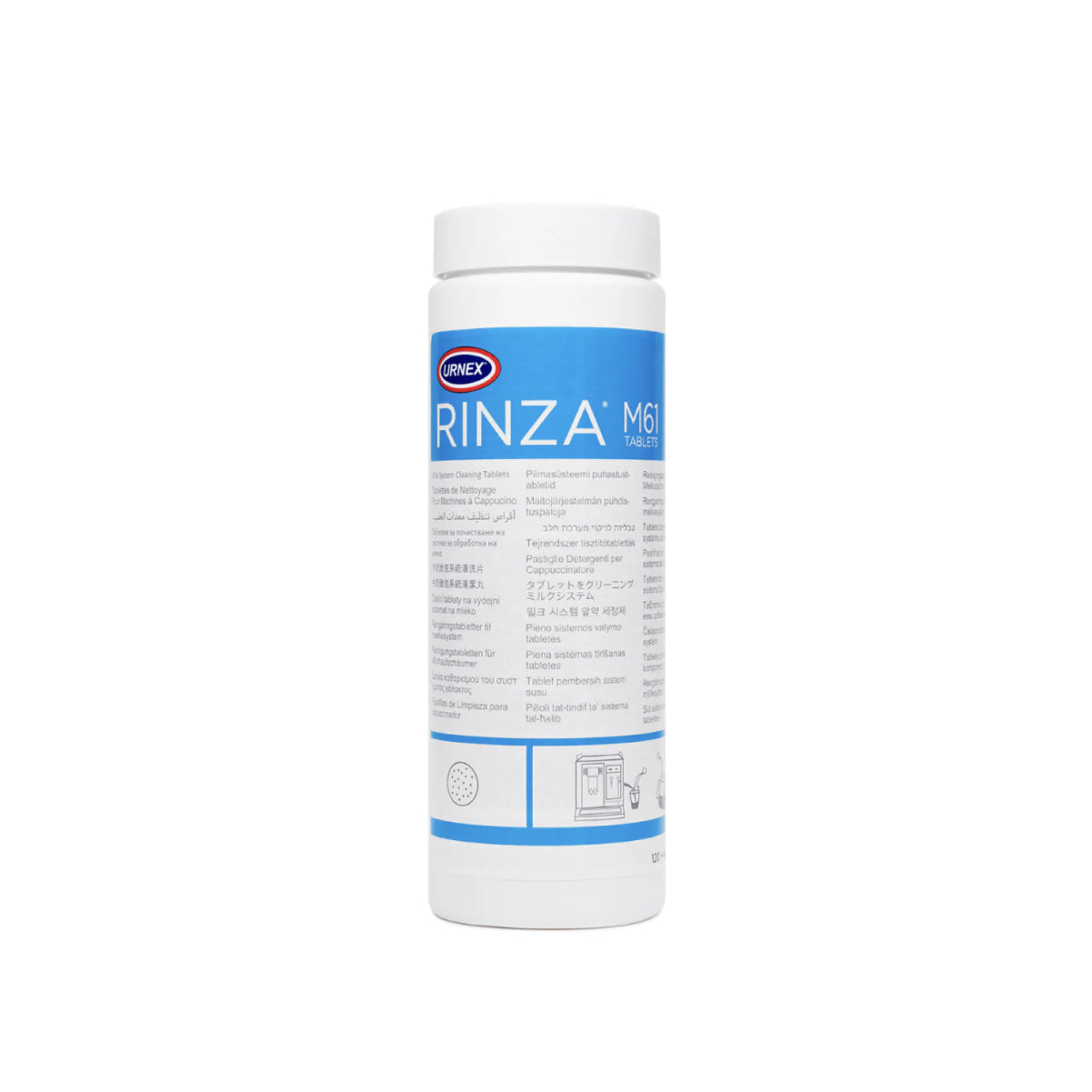 Urnex Rinza Milk System Cleaning Tablets (M61) (480g/16.9oz x 3)