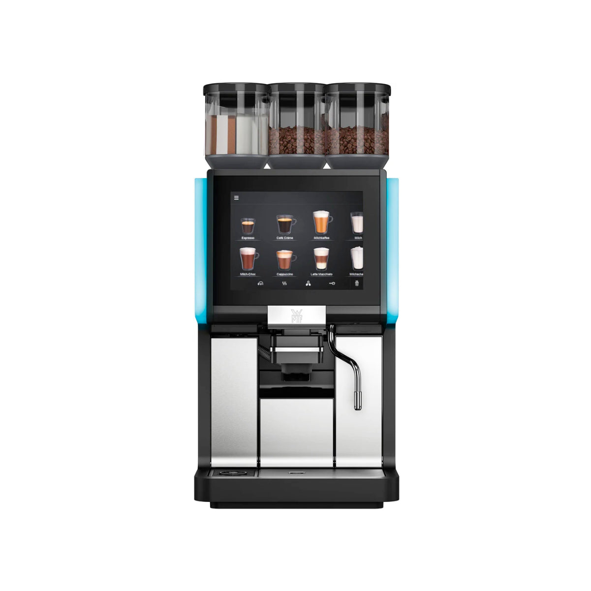 WMF 1500S+ Super Automatic Commercial Espresso Machine (2 Grinders, Easy Milk, 1 Choc)