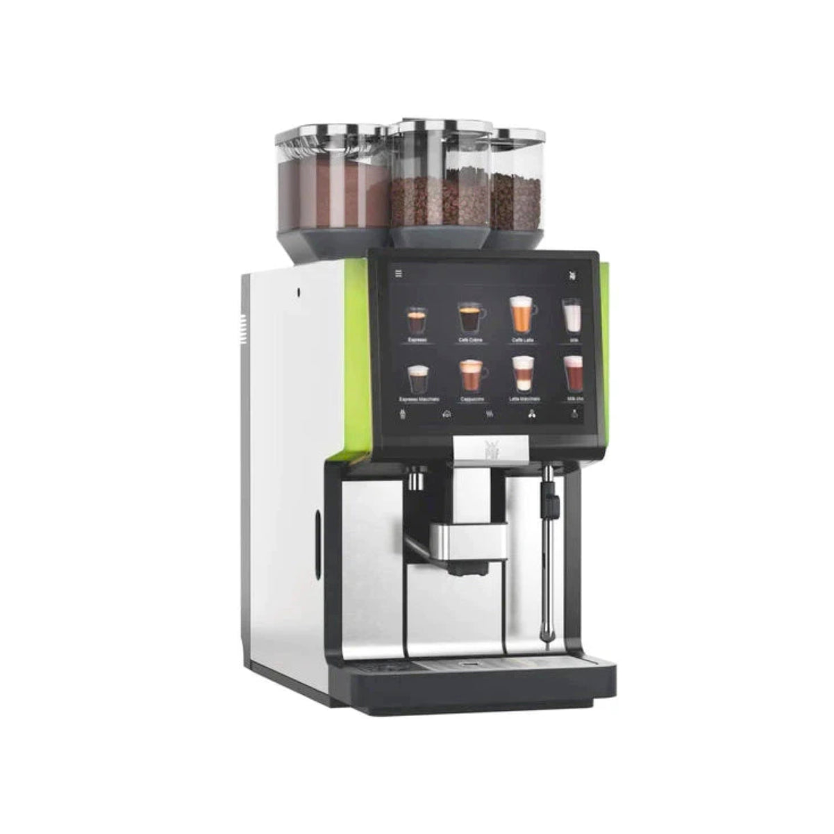 WMF 5000S+ Super Automatic Commercial Espresso Machine (2 Grinders, Easy Milk, 1 Choc)