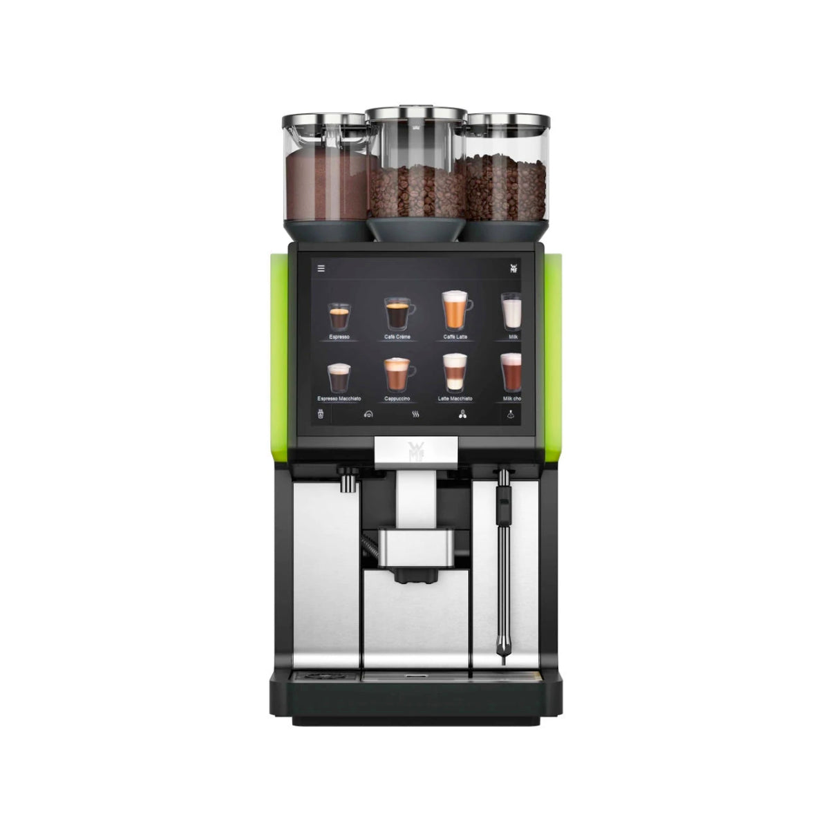 WMF 5000S+ Super Automatic Commercial Espresso Machine (2 Grinders, Easy Milk, 1 Choc)