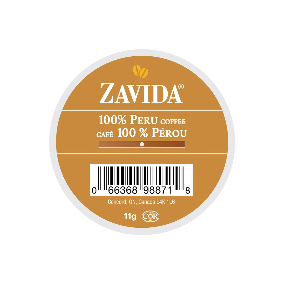 Zavida 100% Peru Single-Serve Pods