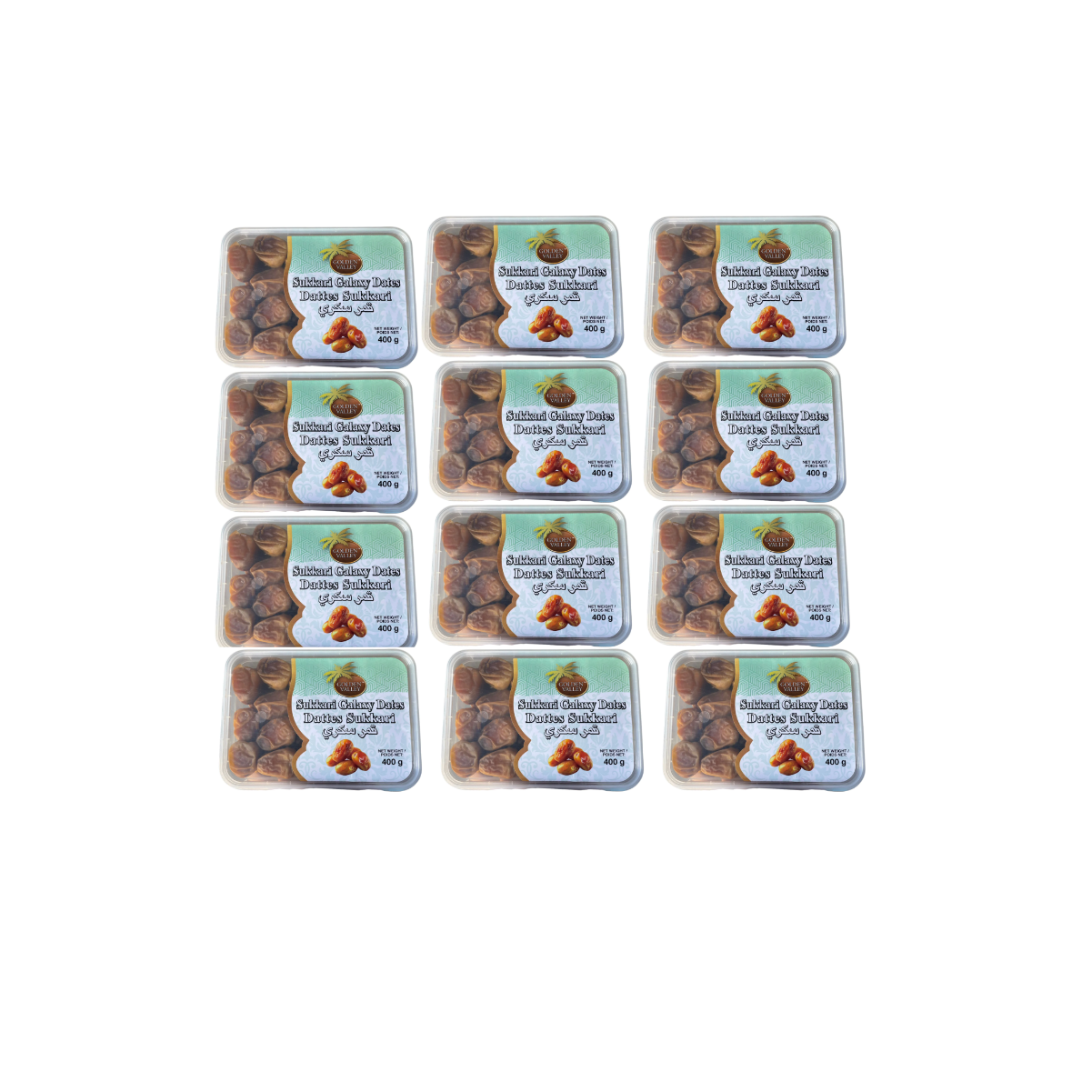 Golden Valley Sukkari Galaxy Dates (12 x 400g)