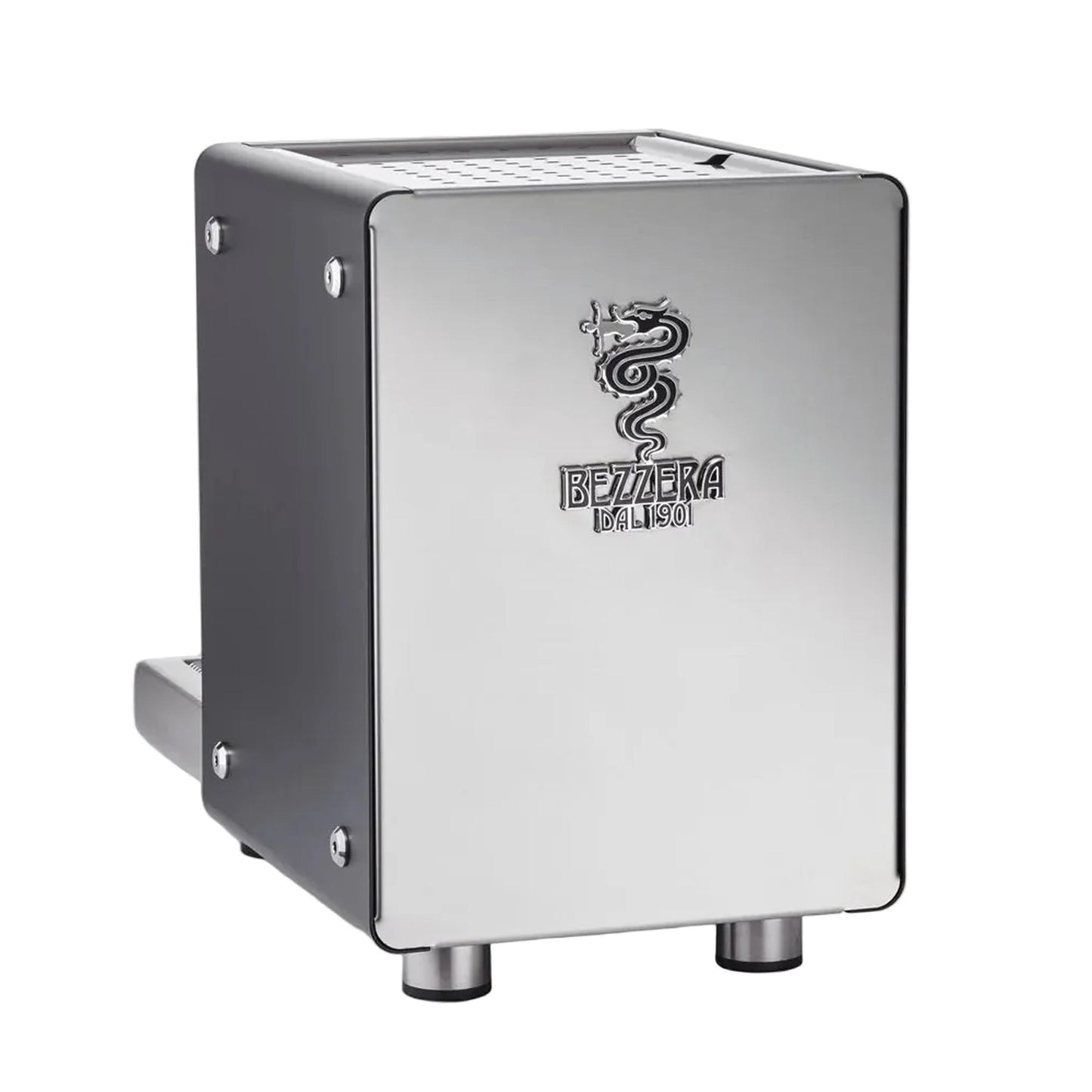 Bezzera Nini PM Espresso machine in stainless steel, back